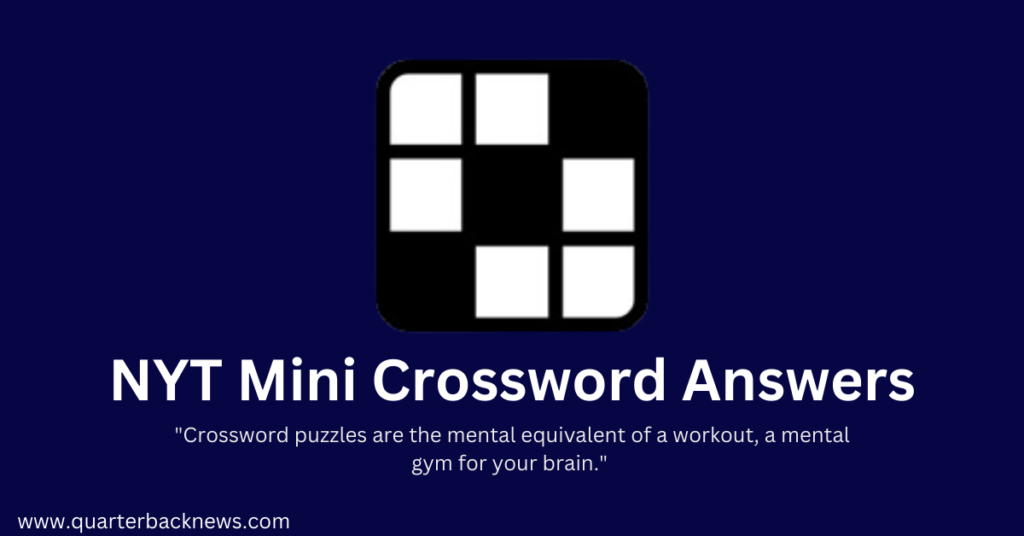 nyt mini crossword answers